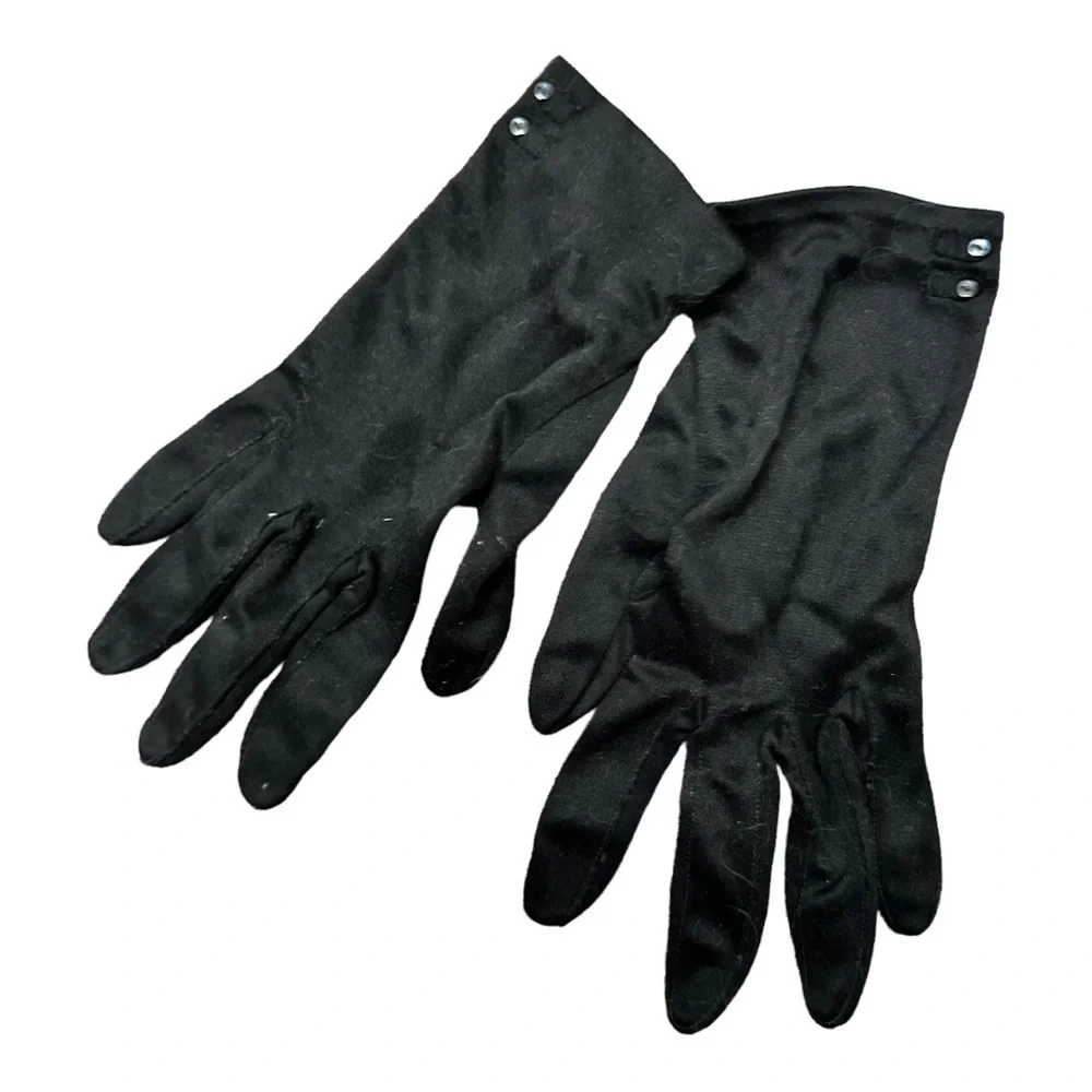 Vintage‎ Black Lightweight Leather Gloves